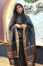 Ajrakh Silk Linen Salwar 7