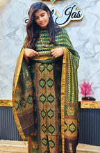 Ajrakh Silk Linen Salwar 9