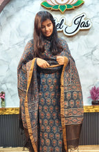 Ajrakh Silk Linen Salwar 3