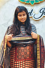 Ajrakh Silk Linen Salwar 12