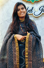 Ajrakh Silk Linen Salwar 4