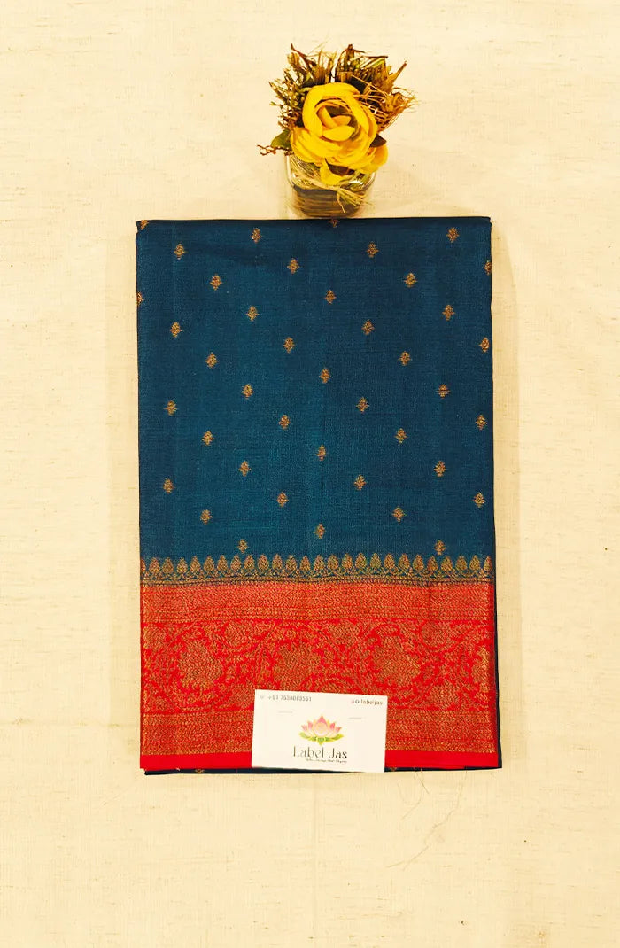 Tussar Saree with Banarasi Motifs 3 Main image
