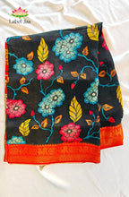 Pure Pen Kalamkari Silk Saree – 06