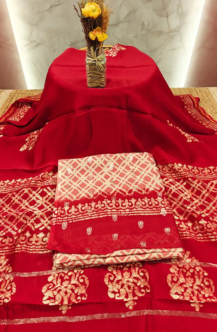 Chanderi Banarasi Salwar 3 Main image