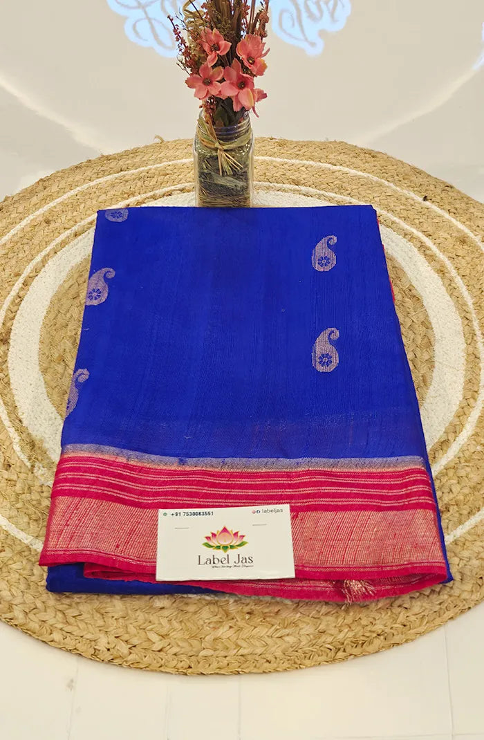 Premium Dupion Silk saree 3 Main image