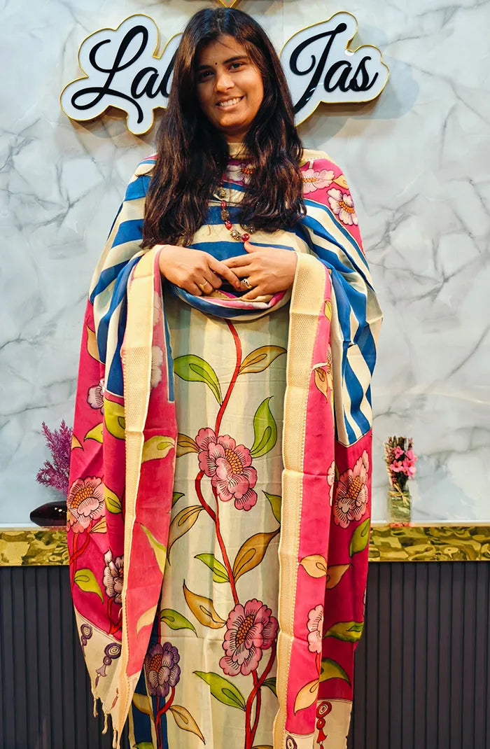 Pure Pen kalamkari Salwar 2 Main image