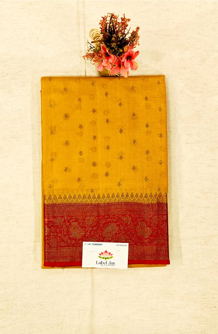Tussar Saree with Banarasi Motifs 2 Main image