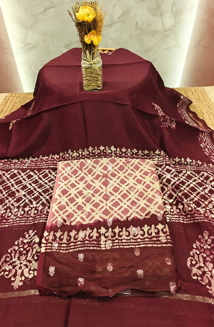 Chanderi Banarasi Salwar 2 Main image