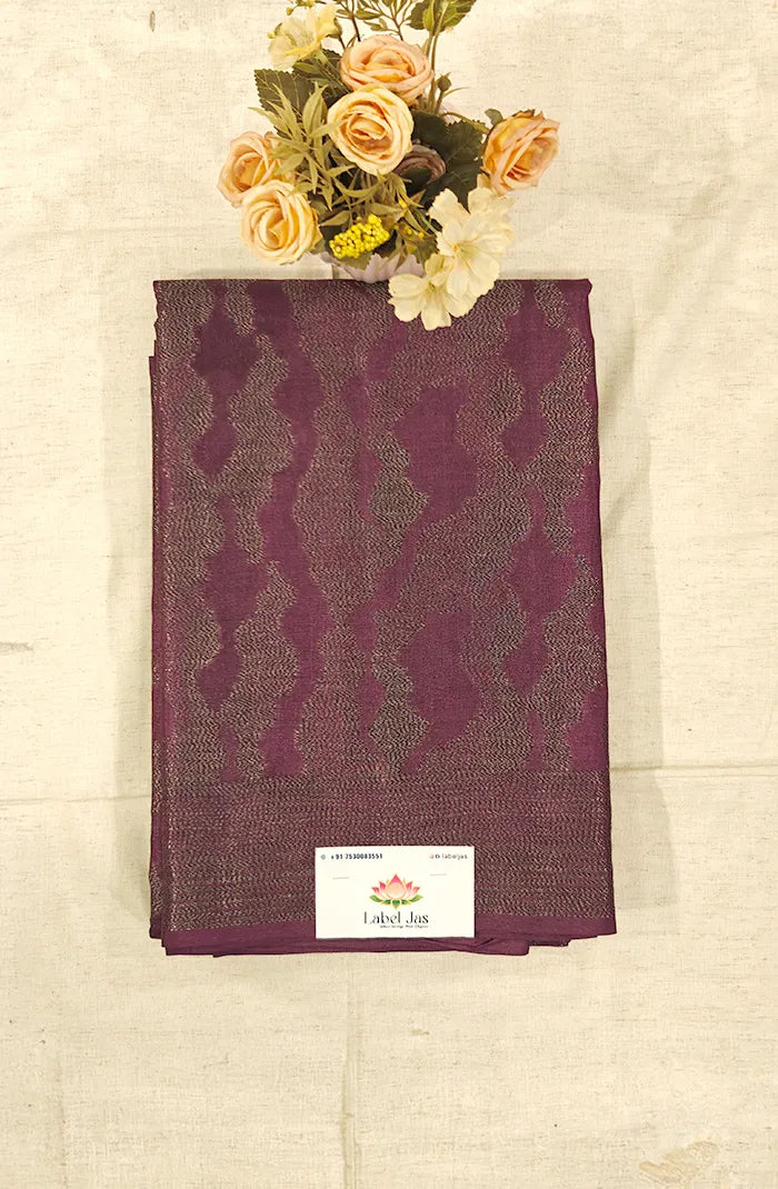 Tussar Saree with Banarasi Motifs 4
