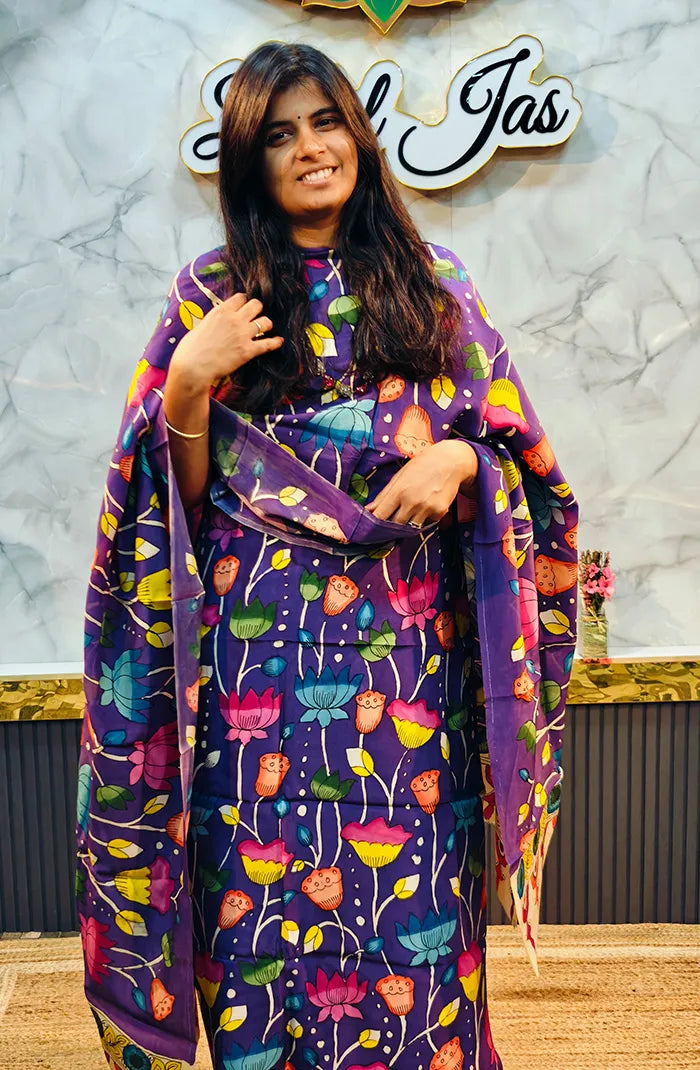 Pure Pen kalamkari Salwar 9 Main image