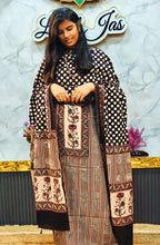 Ajrak Handblock salwar_40