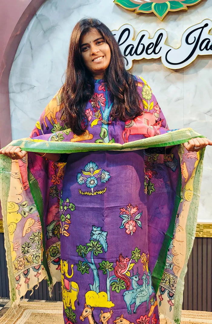 Pure Pen kalamkari Salwar 6