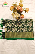 Pure  Linen Saree with Digital print 5