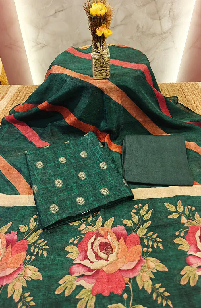 Semi Tussar Salwar 1 Main image