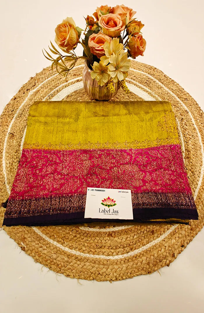Pure Banarasi  Raw Silk Saree 6 Main image