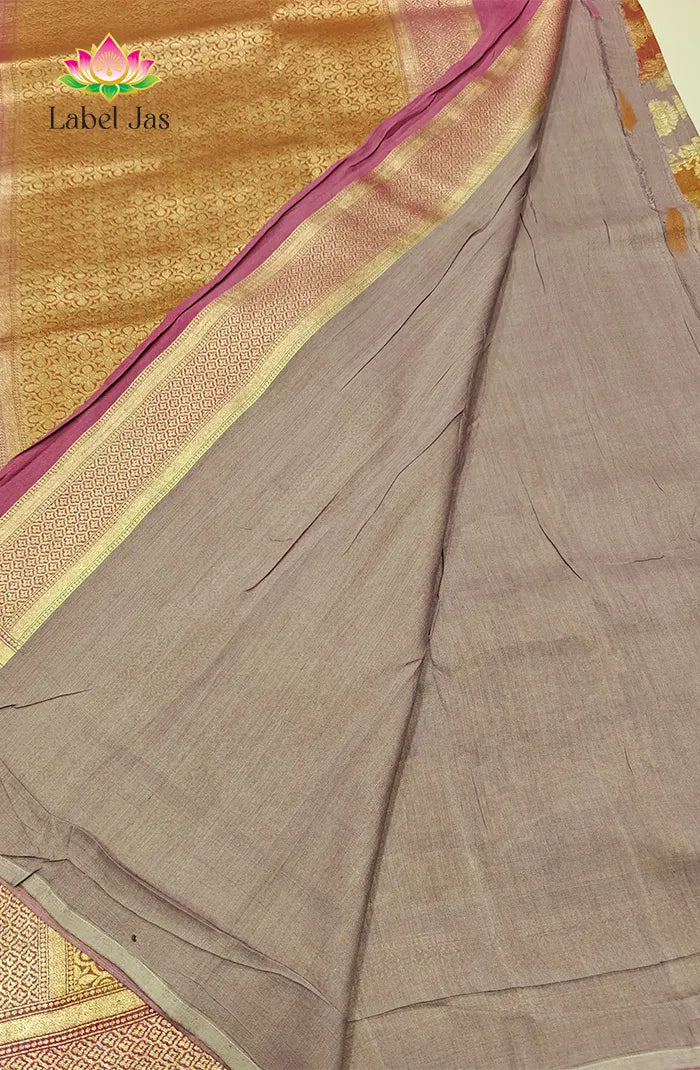 Tussar Munga silk saree 2 Secondary image