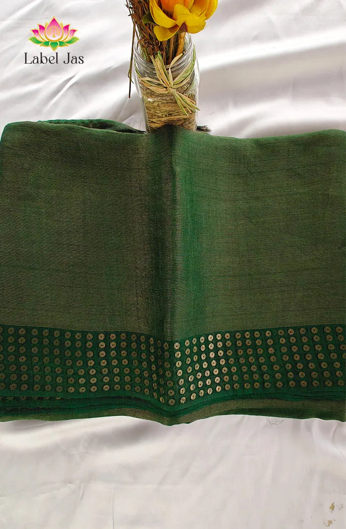 Pure Muslin organza saree 6 Main image