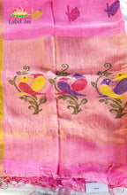 Pure Silk Linen Saree 8