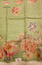 Pure Digital Linen  Tissue Saree 2