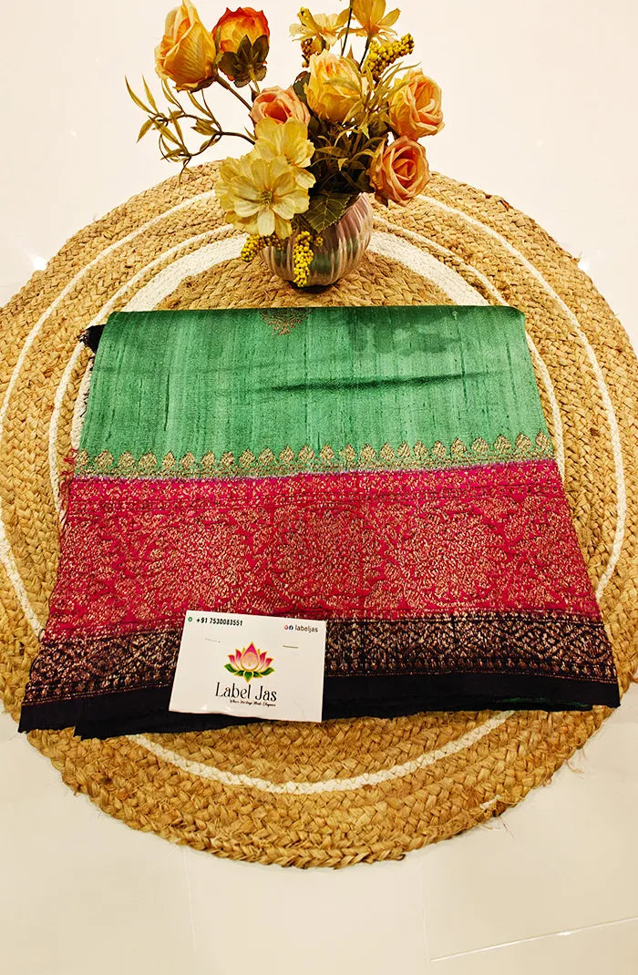 Pure Banarasi  Raw Silk Saree 4 Main image