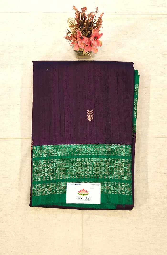 Premium Dupion Silk saree 8 Main image