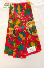 Pure Pen Kalamkari Organza Saree – 01