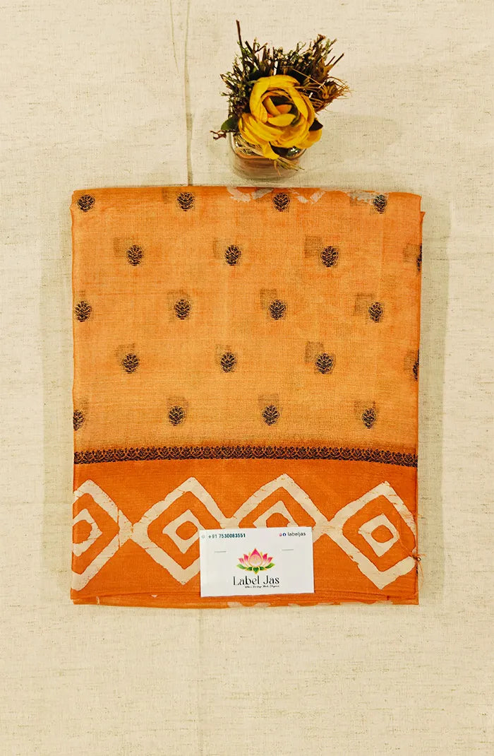 Tussar Saree with Banarasi Motifs