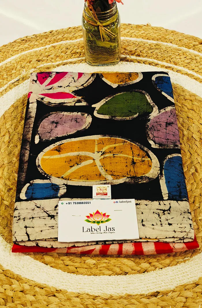 Tussar Batik Saree 4