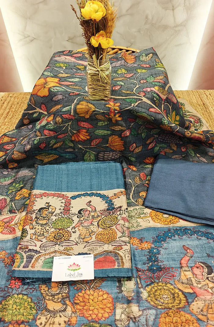 Semi Tussar Salwar 7 Main image