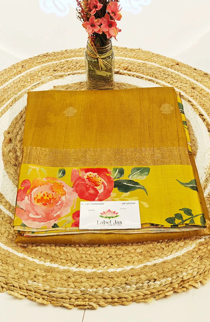Tussar Georgette Saree