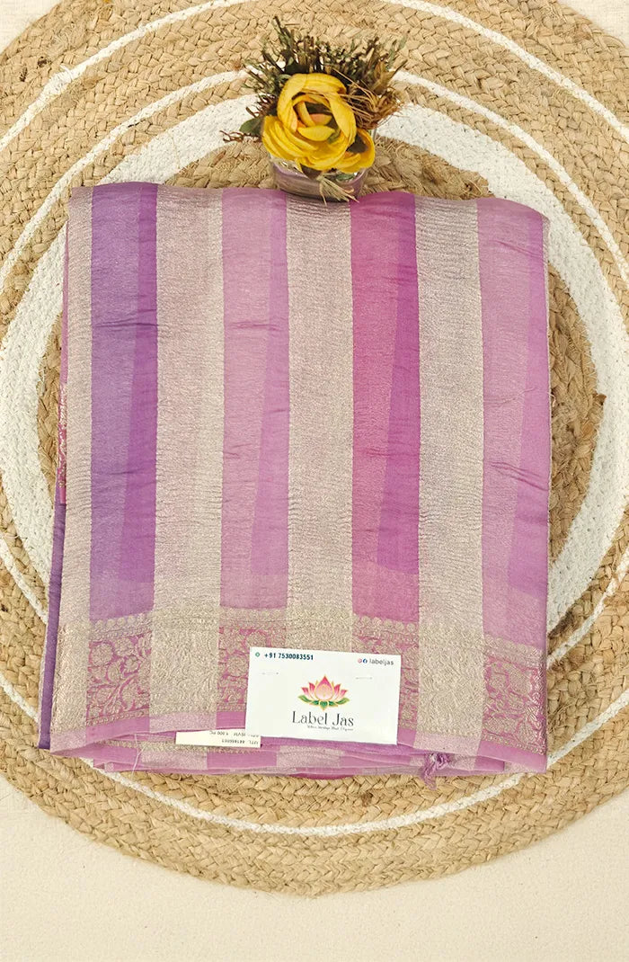 Premium Tissue organza  Silk Saree 4 Main image