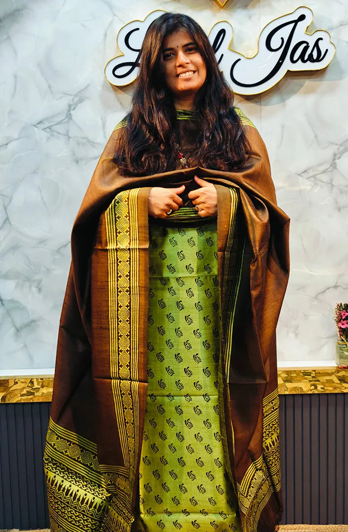 Pure Dupion Silk salwar 6 Main image