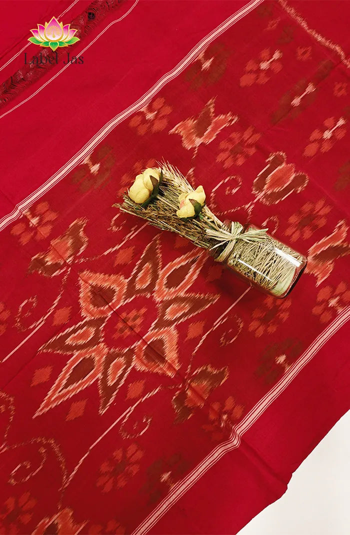 Premium Double Ikkat Saree Secondary image