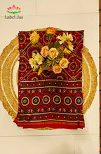 Ajrakh X Chanderi Saree 7