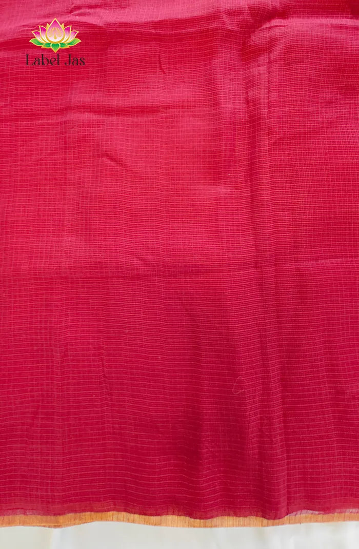 Pure Pen Kalamkari Kota Silk Saree – 02