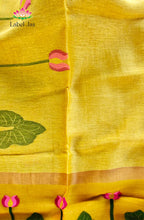 Pure Silk Linen Saree 4