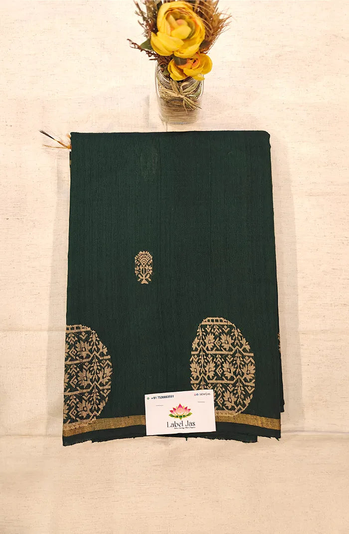Premium Dupion Silk saree 14 Main image