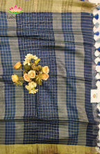 Pure  Linen Saree with Digital print 7