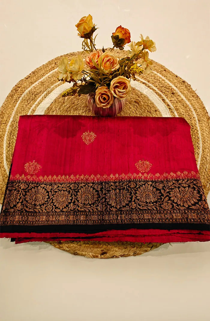 Pure Banarasi  Raw Silk Saree 11 Main image