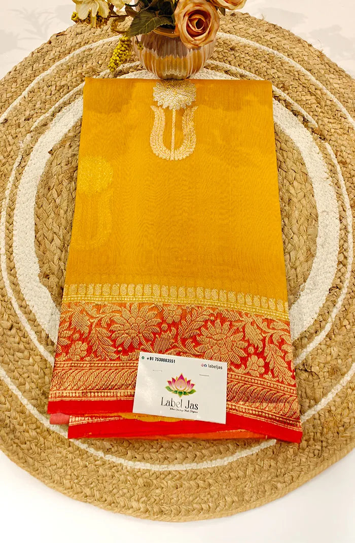 Premium Kora organza Banarasi Silk Saree 1 Main image