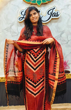 Ajrakh Silk Linen Salwar 20