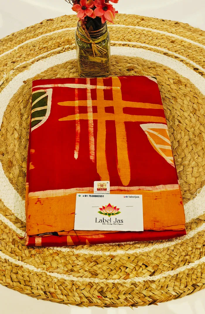 Tussar Batik Saree 5