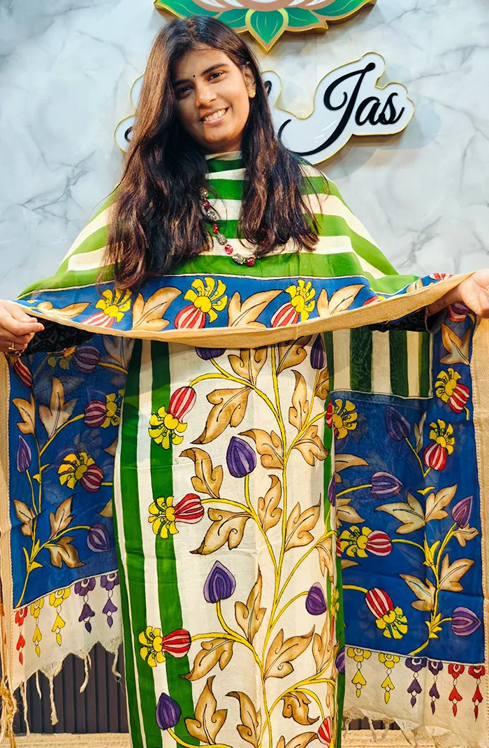 Pure Pen kalamkari Salwar 3