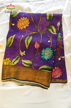 Pure Pen Kalamkari Silk Saree – 07