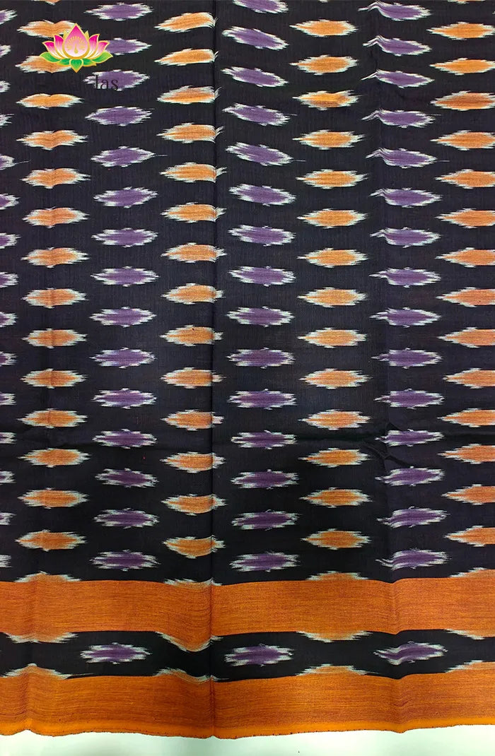 Mercerized Ikkat Cotton Saree 5