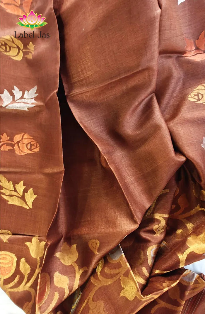 Premium Silk linen with Jamdani weaving 3