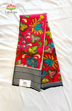 Pure Pen Kalamkari Silk Saree – 03