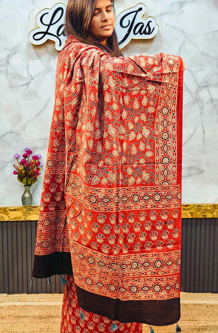 Ajrak Handblock Salwar 12