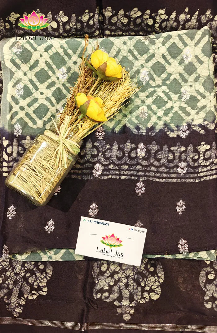 Chanderi Banarasi Salwar 4 Secondary image