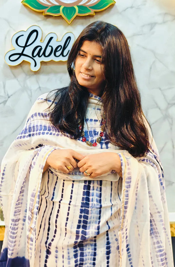 Chanderi Silk shibori Salwar_17 Secondary image